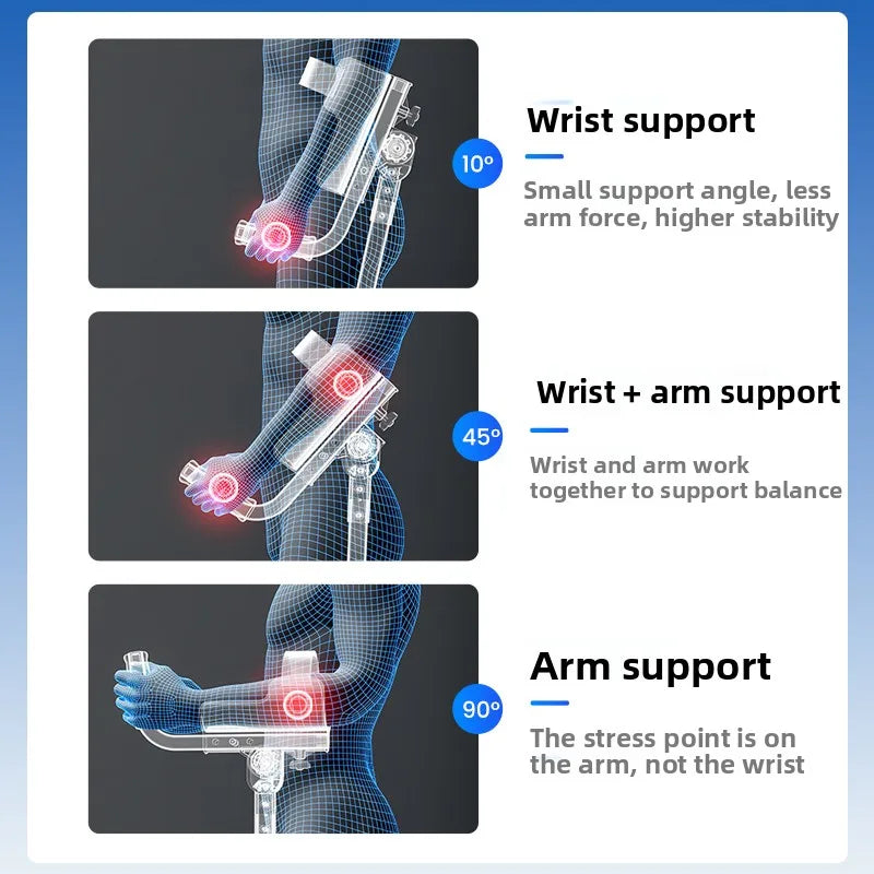 Folding Forearm Crutches for Adults, Pair