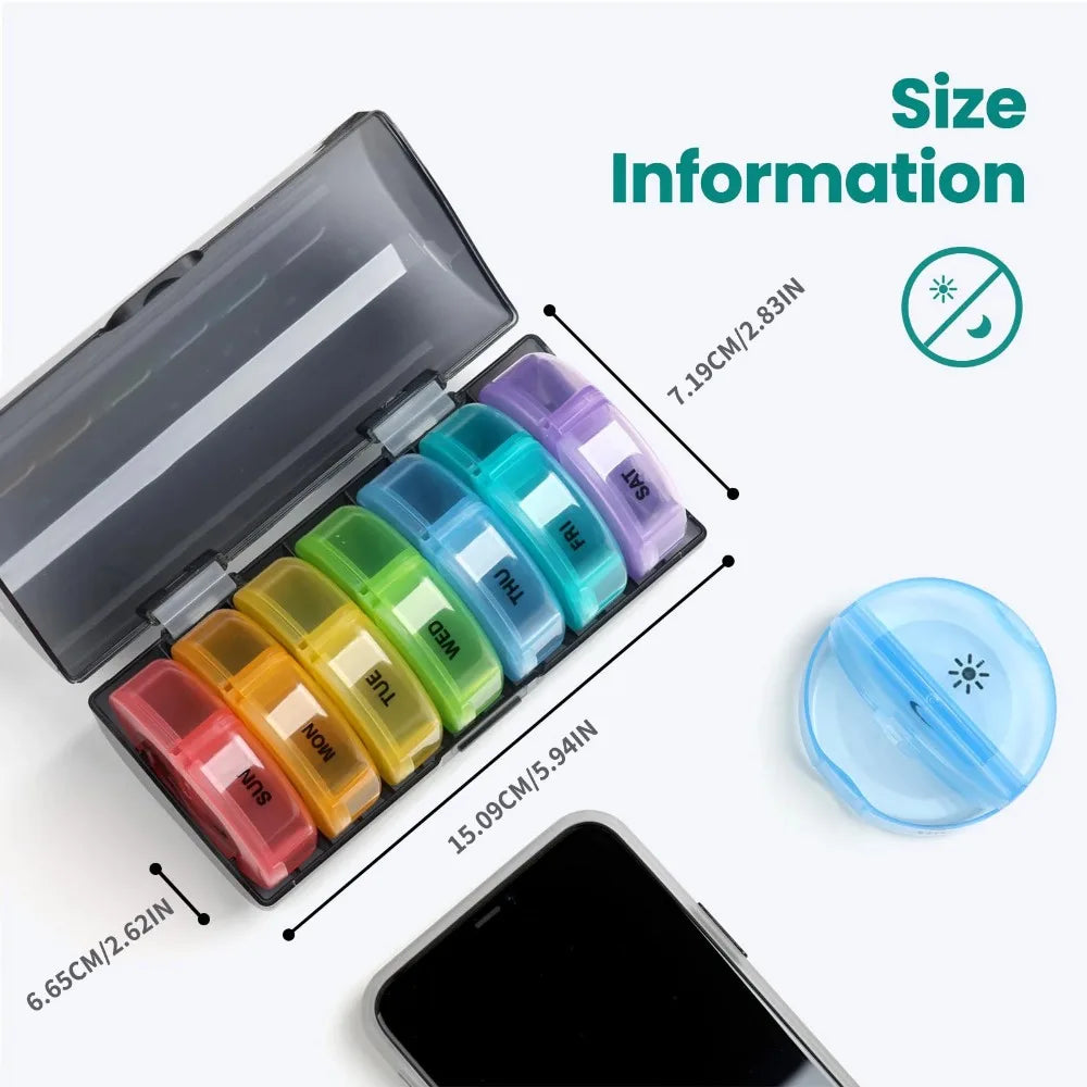 Portable Weekly Pill Organizer