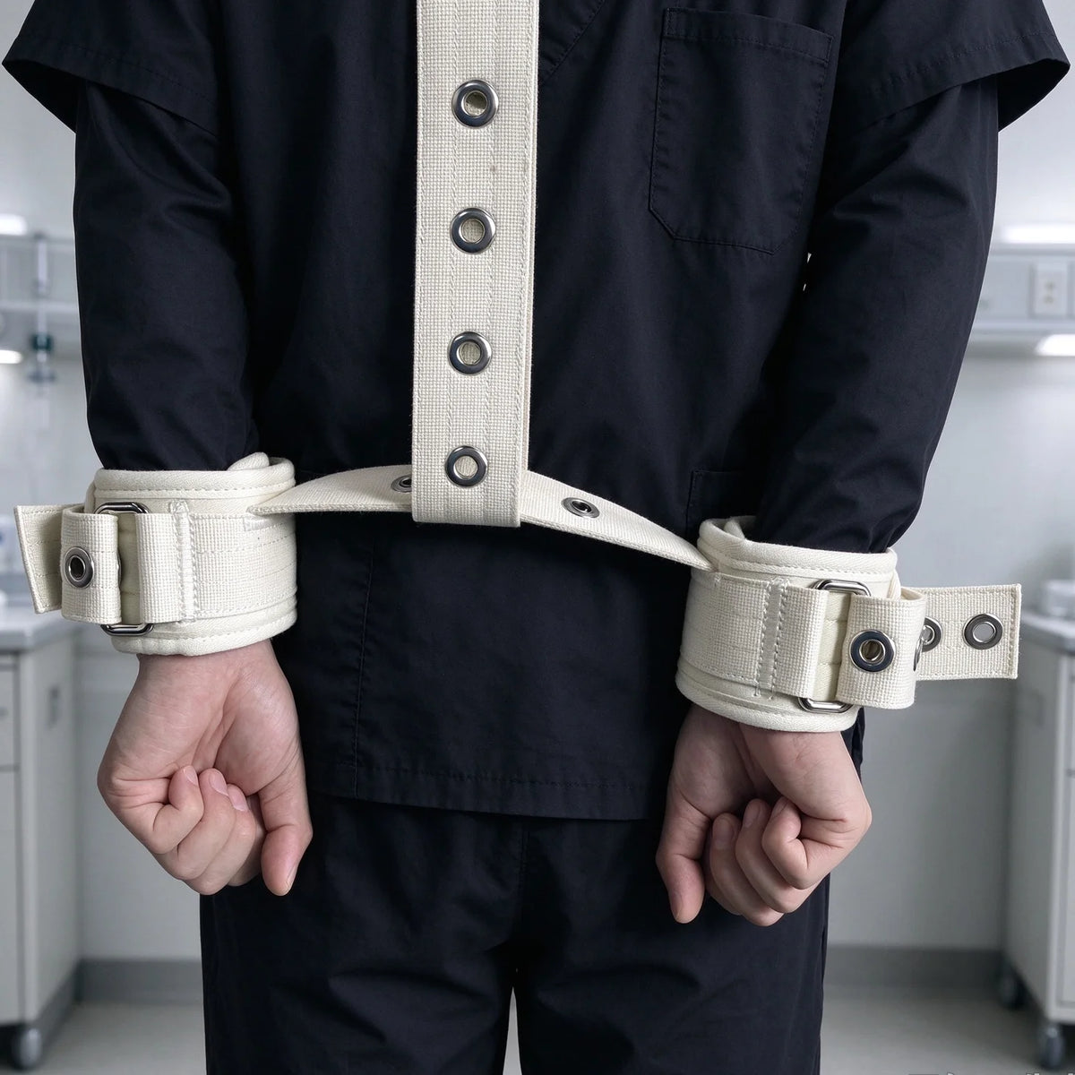 Wrist and Neck Restraint Set with Magnetic Lock