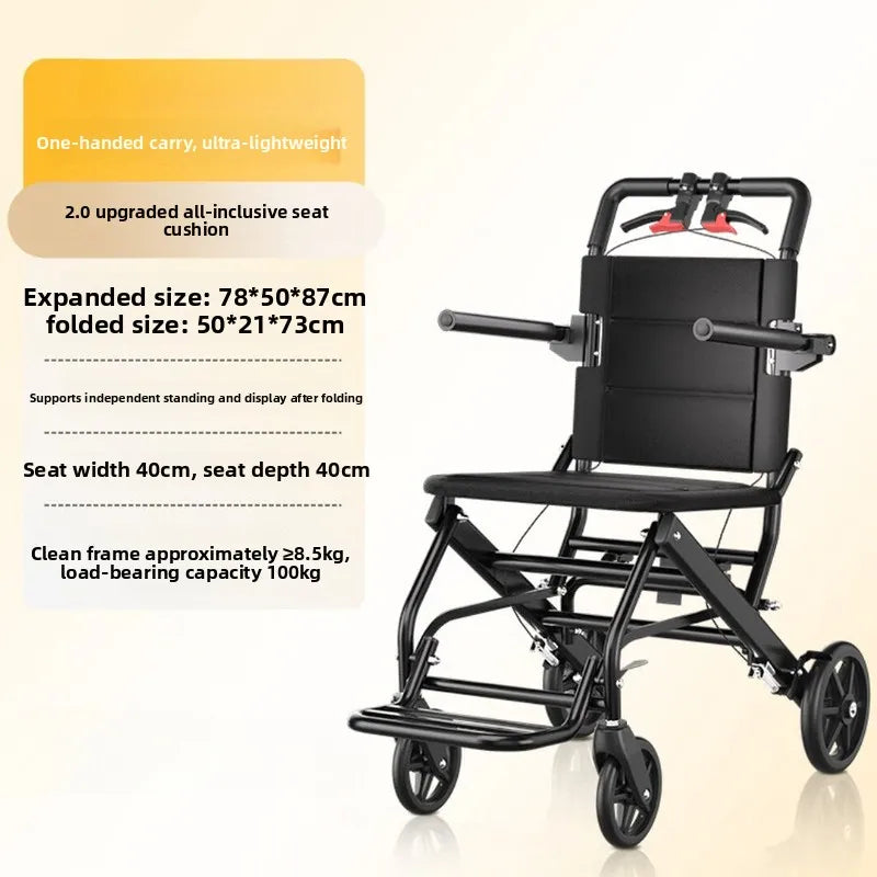 Lightweight Folding Manual Wheelchair