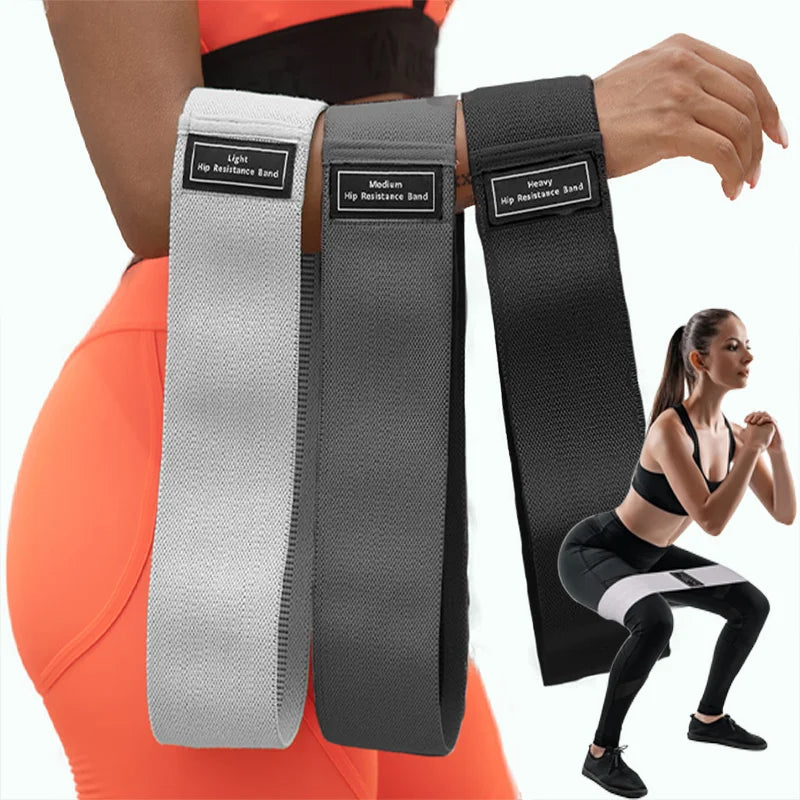 Resistance Hip Bands for Workouts, Set of 3