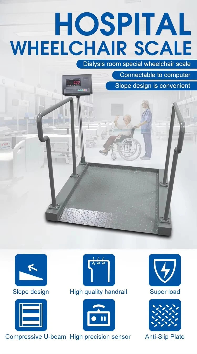 300 Kg Digital Seated Weighing Chair Scale for Patients