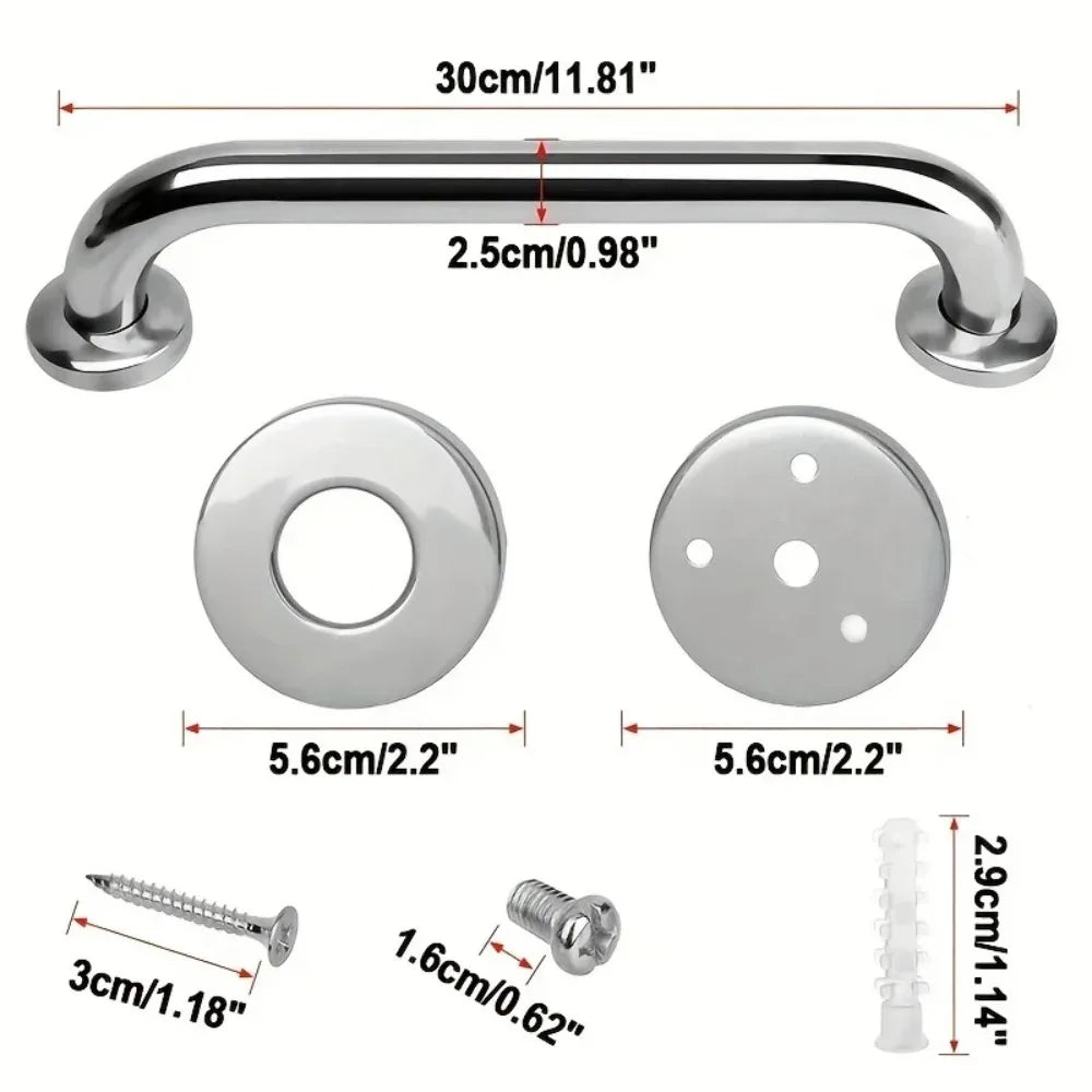 304 Stainless Steel Bathroom Grab Bar