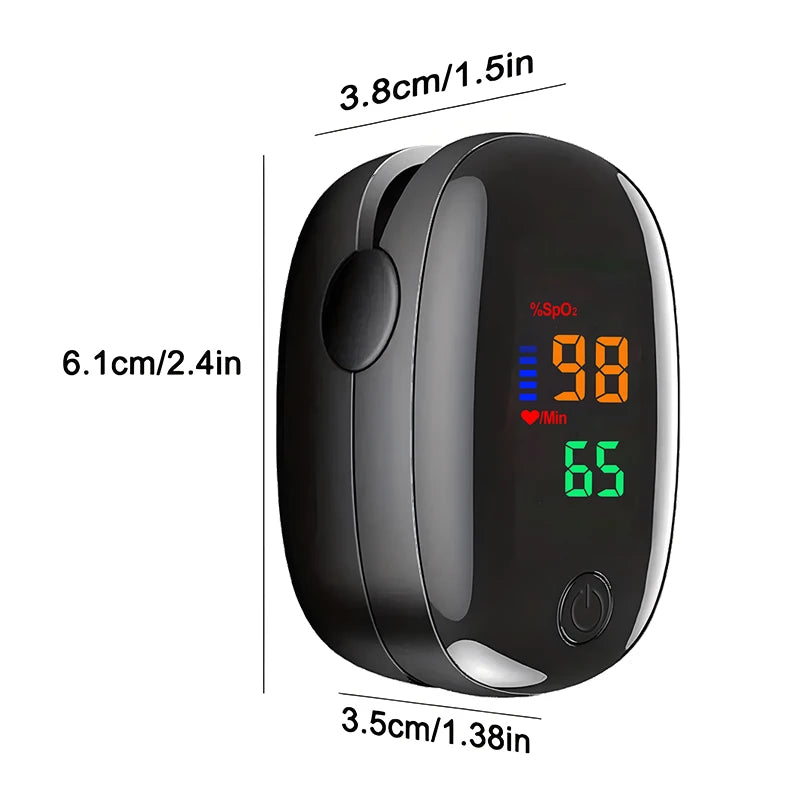Non-Contact Ear Thermometer and Finger Oximeter for Infants and Adults