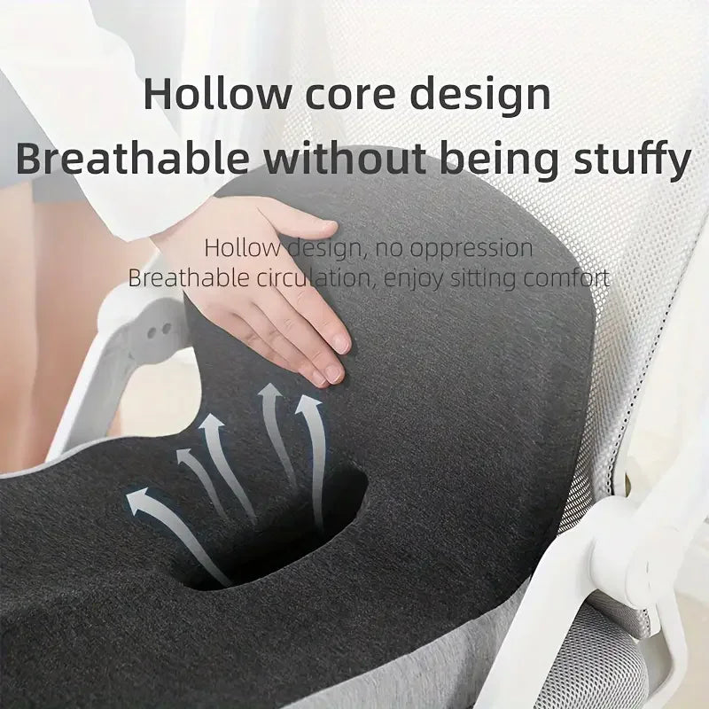 Contoured Lumbar Support Seat Cushion