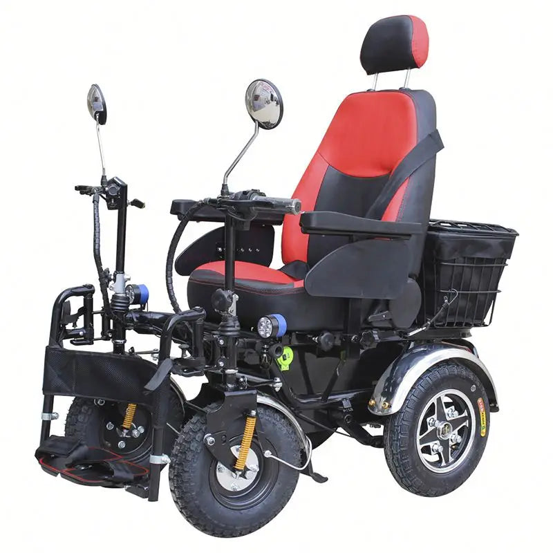 Foldable Electric Wheelchair for Outdoor Use