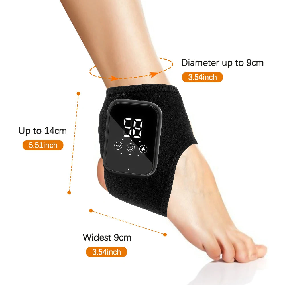Cordless Heated Ankle Guard with 3 Heat Levels