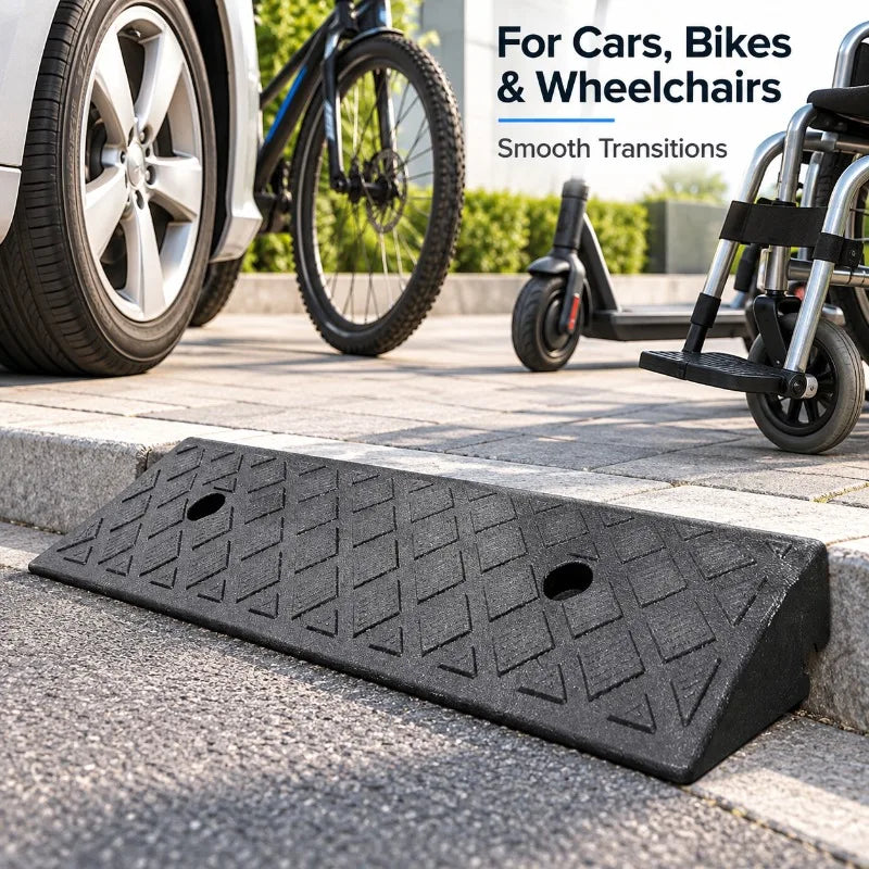 30mm Plastic Non-Slip Kerb Ramp for Wheelchairs