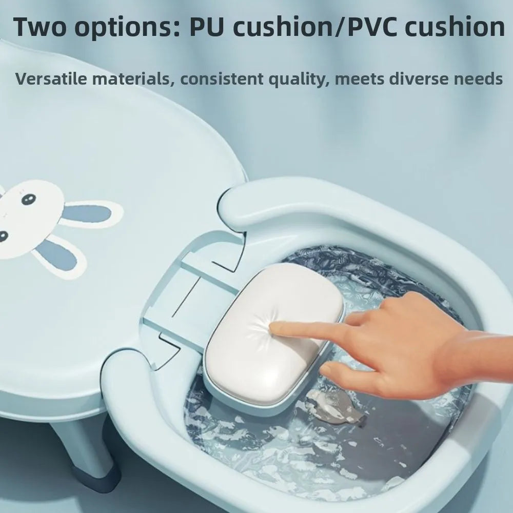 Foldable Children's Shampoo Chair with Basin