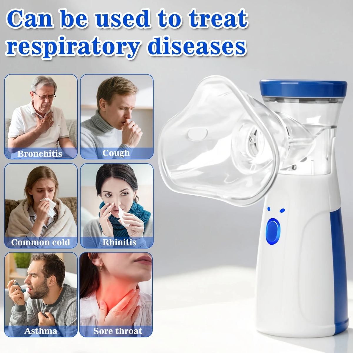 Portable Mesh Nebulizer for Adults and Children