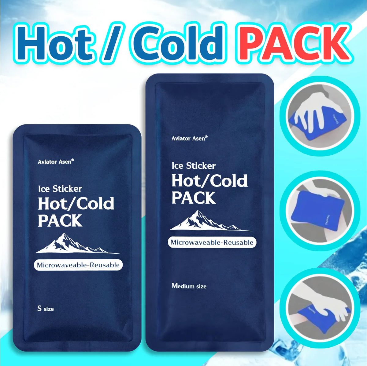 Reusable Hot and Cold Gel Wrap