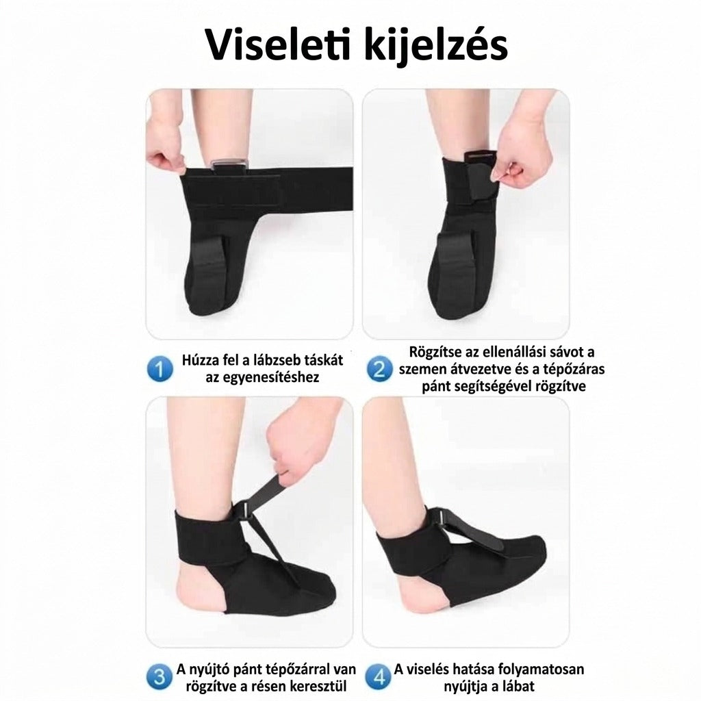 Lábortézis viseleti kijelzés és beépítési utasítások