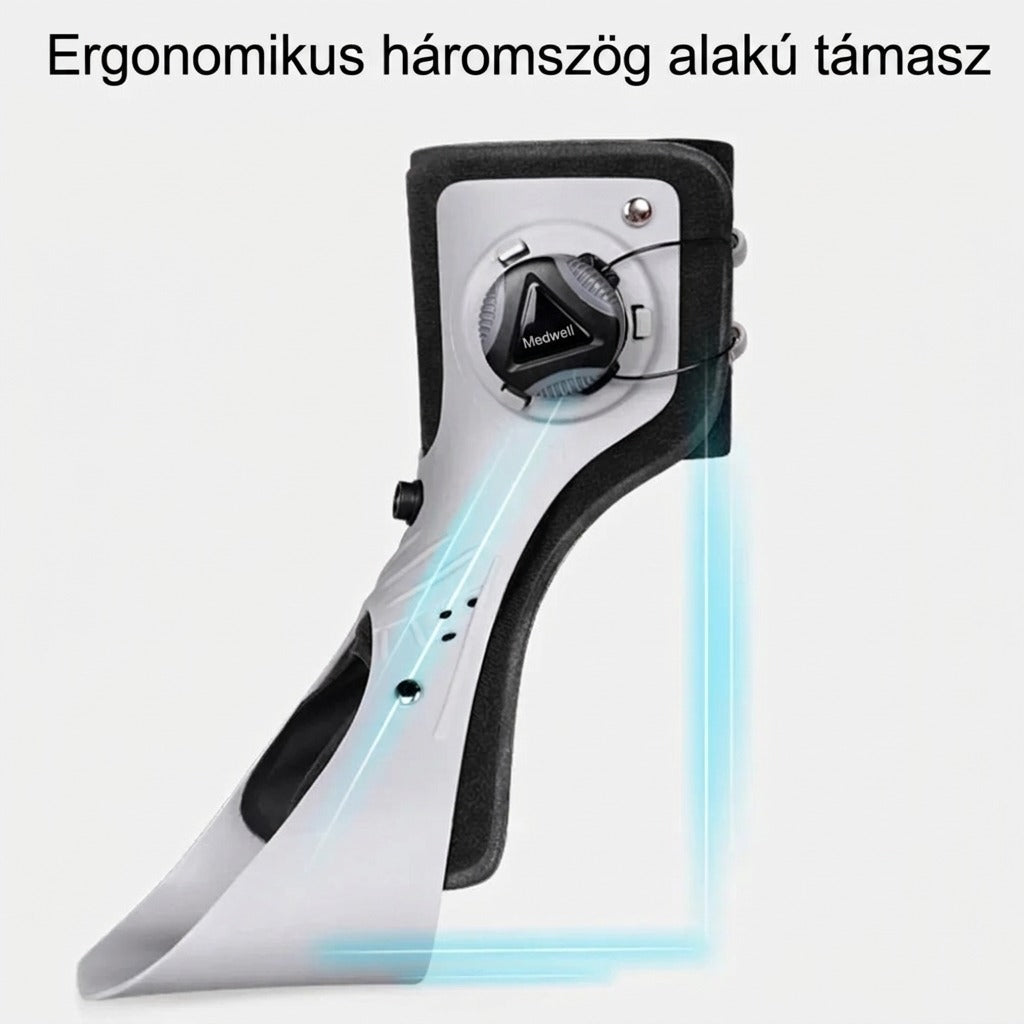 Ergonomikus háromszög alakú támasz kiegészítővel