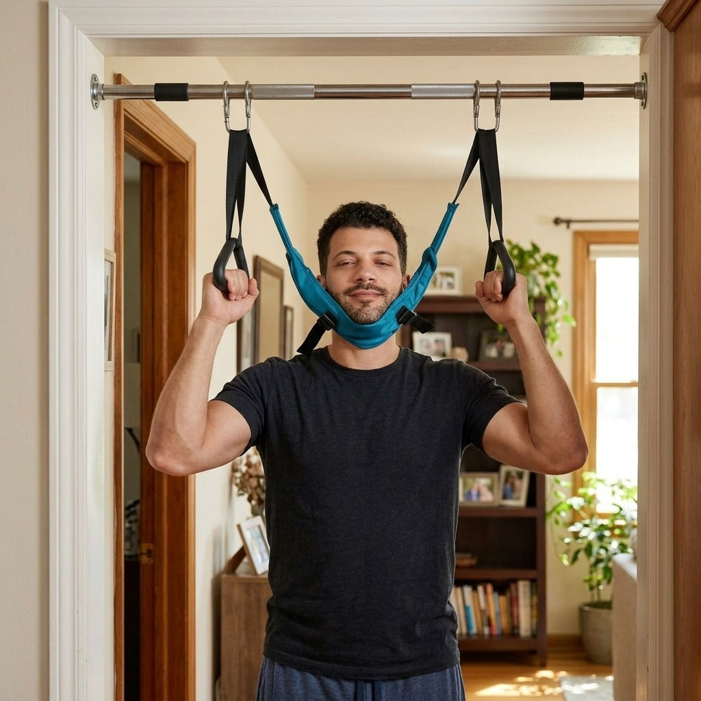 Adjustable Cervical Neck Support for Home or Office - in everyday life