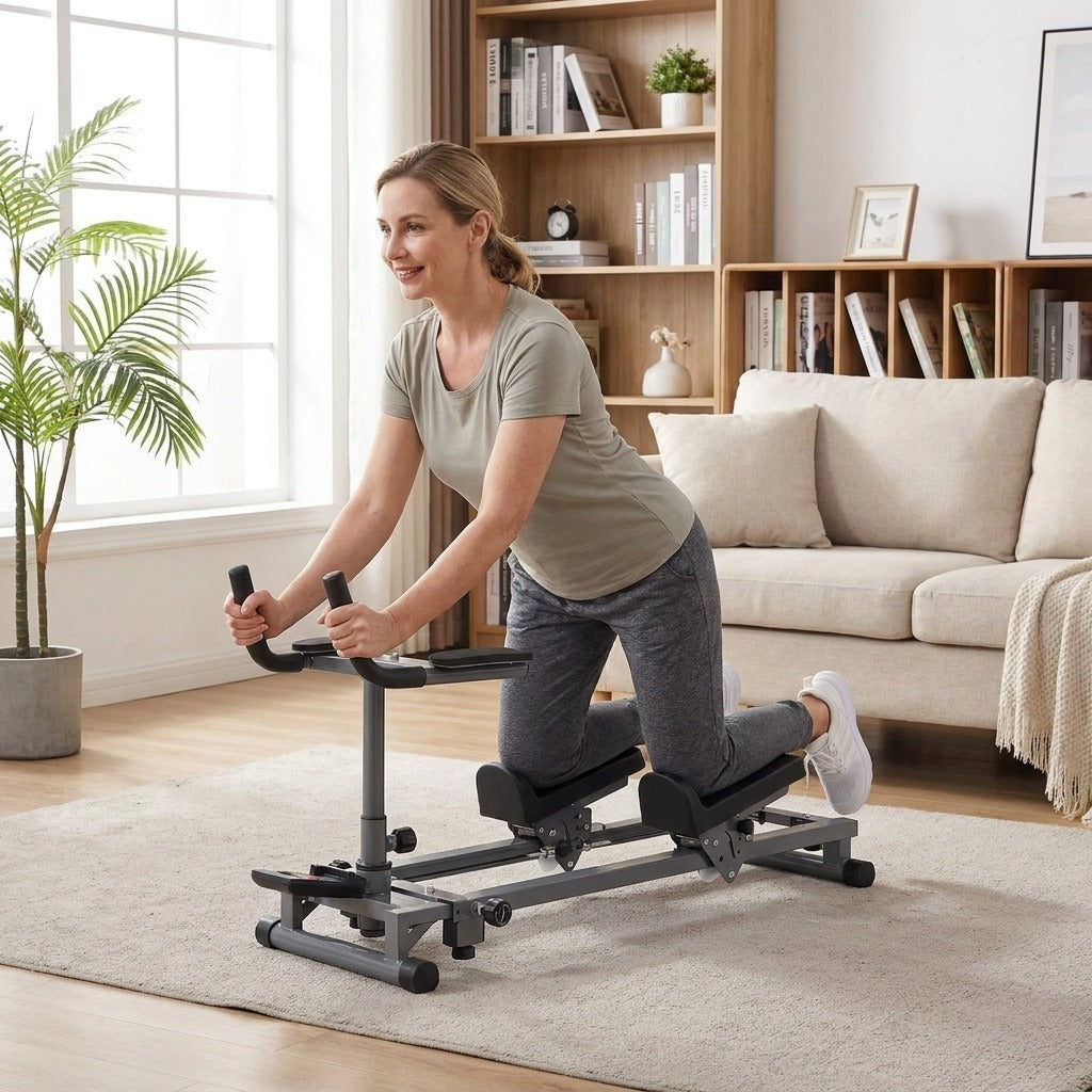 Adjustable Crawling Trainer with Step Counter - in everyday life