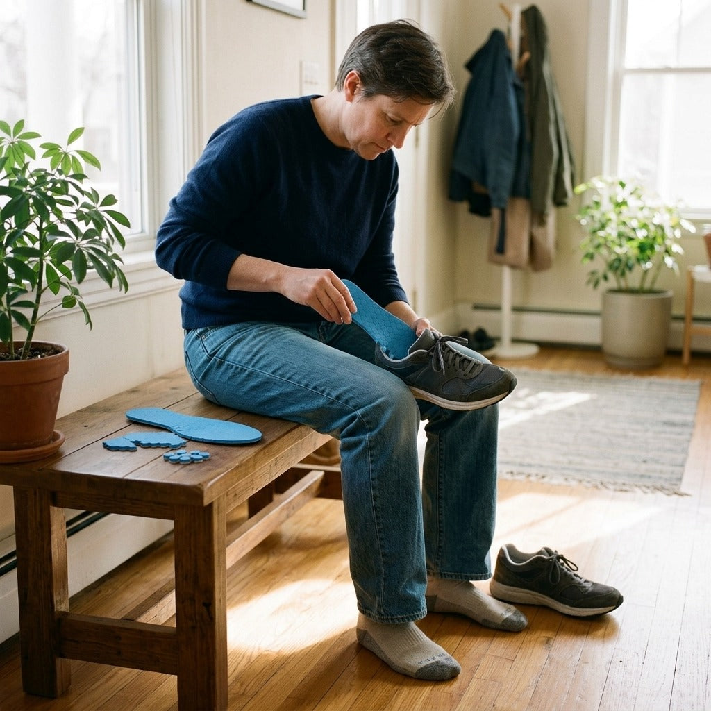 Adjustable Detachable Insoles for Foot Care - at home