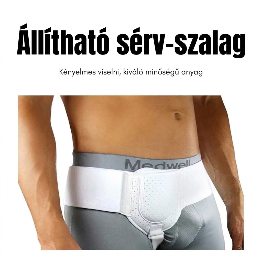 Állítható sérv-szalag kényelmes, kiváló minőségű anyagból