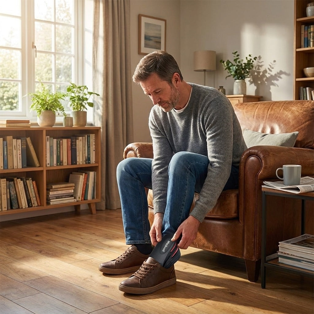Adjustable Height-Increasing Insoles with Arch Support - at home
