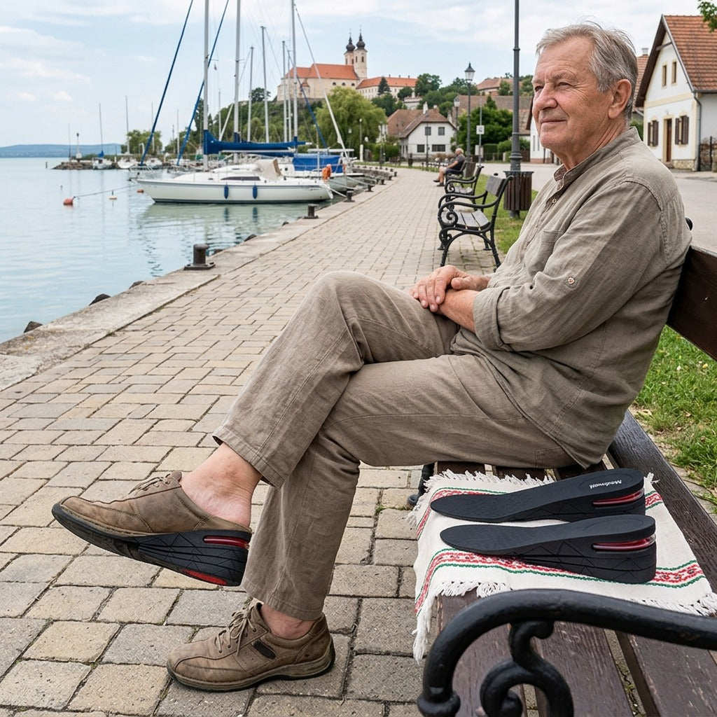 Állítható magasságnövelő betét boltozattámasszal - a mindennapokban