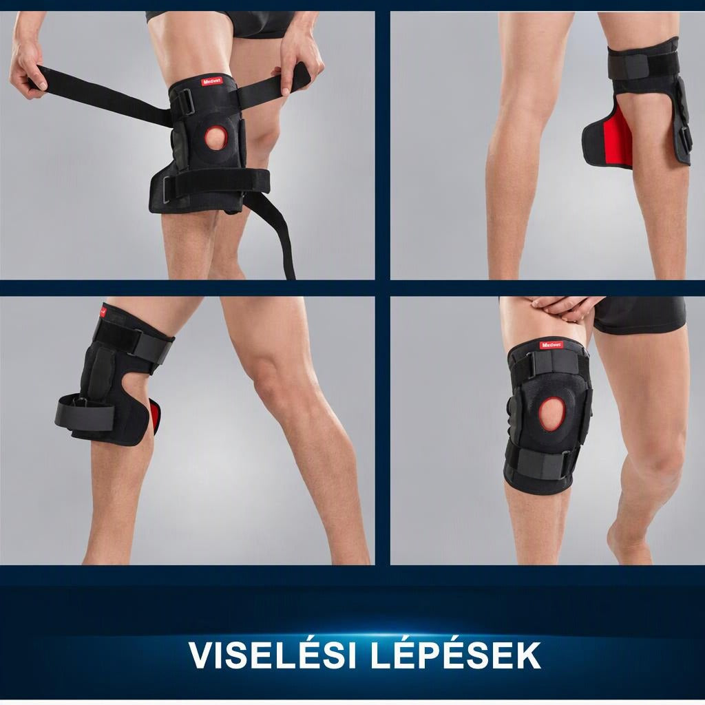 Viselési lépések boka támasz helyes alkalmazása