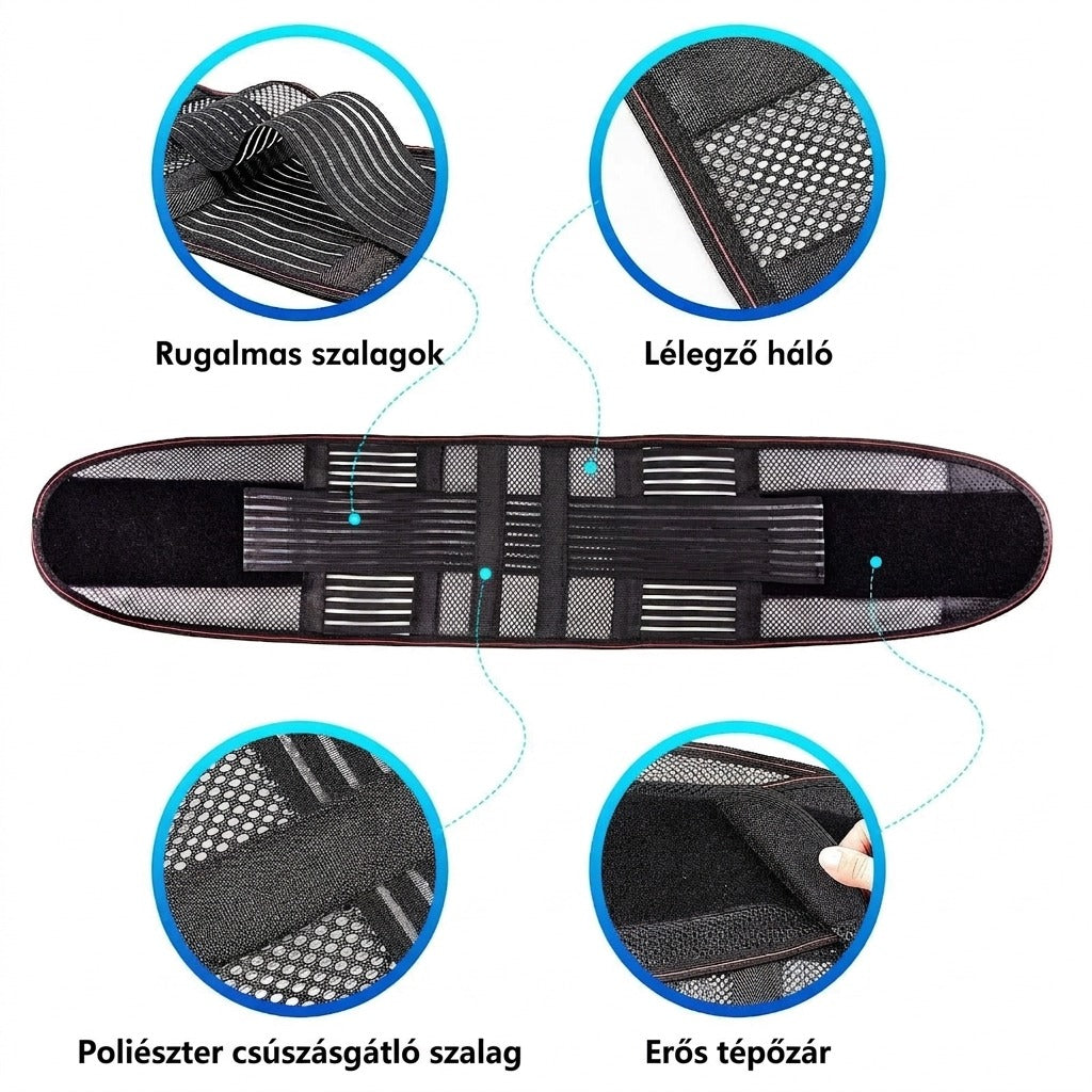 Rugalmas szalagok lélegző háló poliészter csúszásgátló szalag