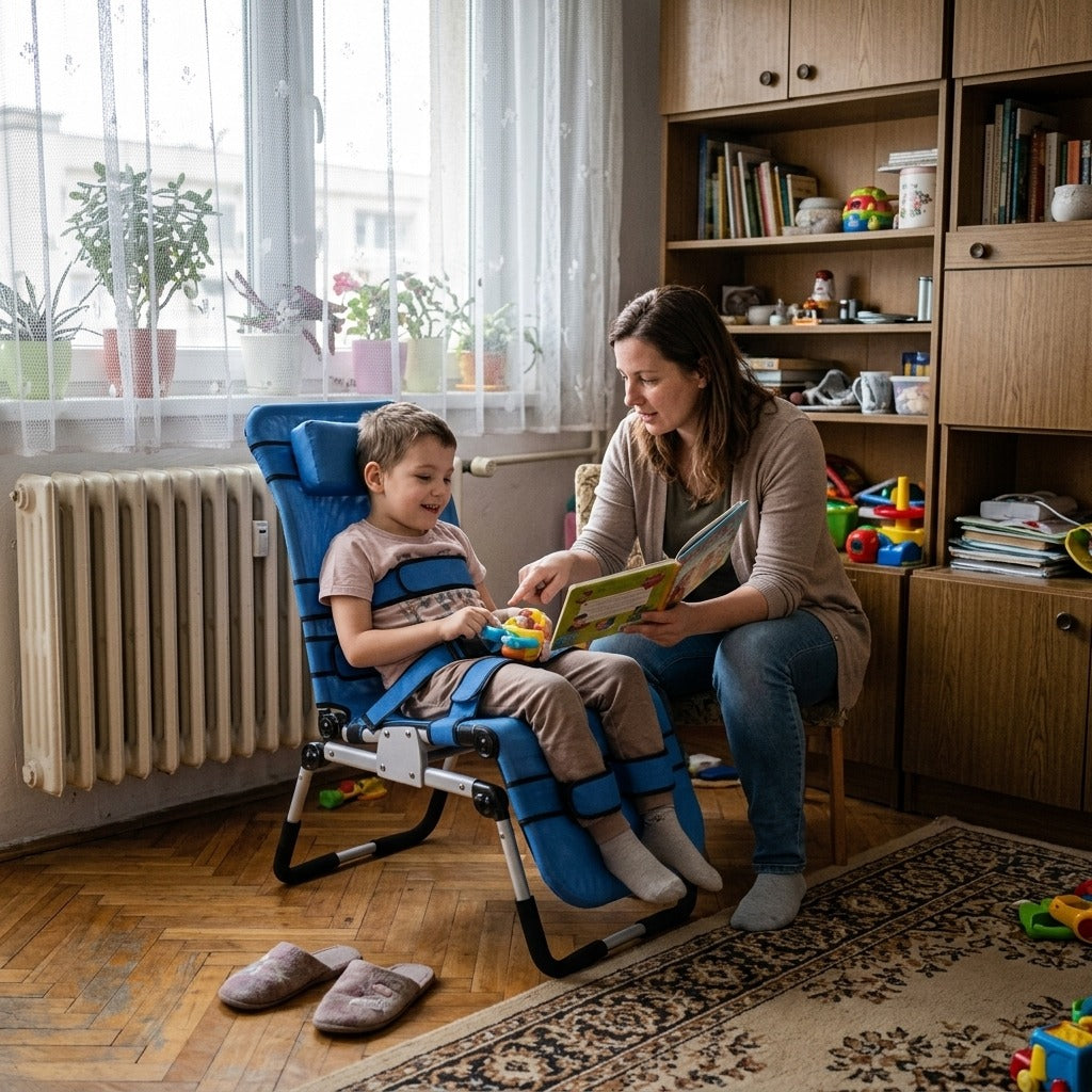 Állítható gyermek fürdő- és zuhanyszék - a mindennapokban