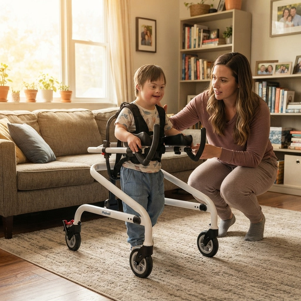 Adjustable Pediatric Gait Trainer - at home