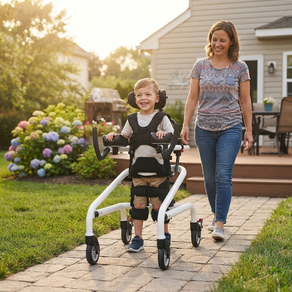 Adjustable Pediatric Gait Trainer - in everyday life