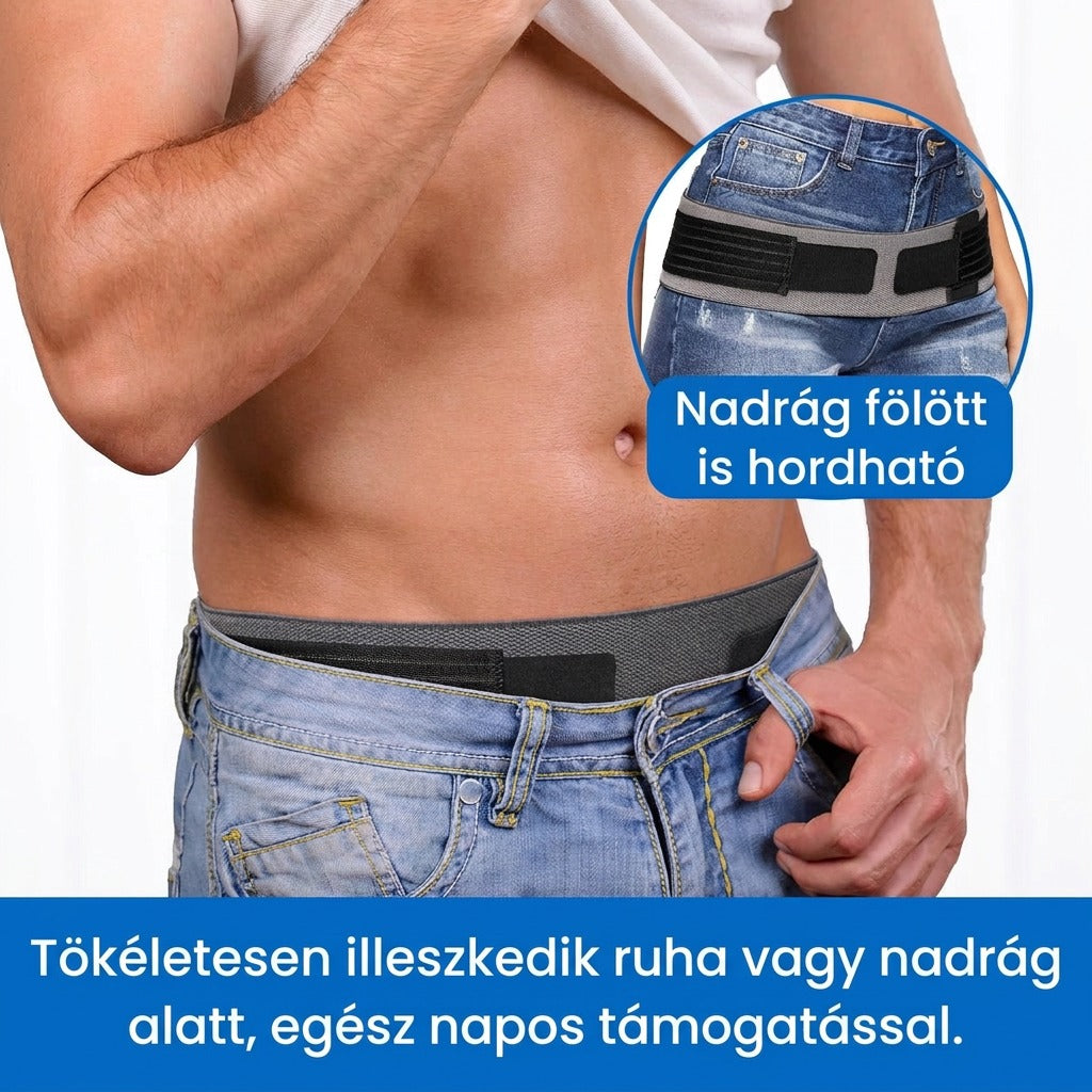Csípőöv viselés ruha alatt egész napos támogatás