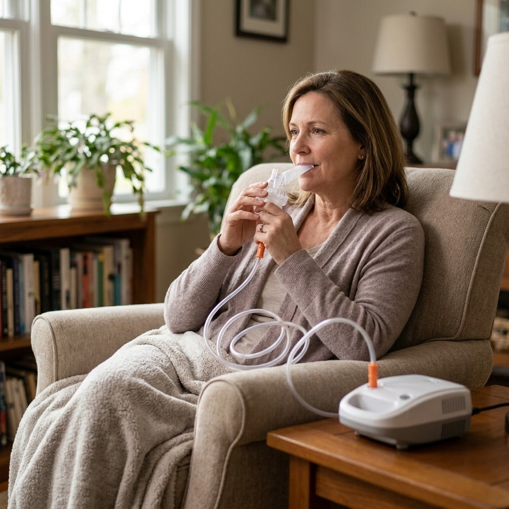 Adult and Baby Nebulizer Accessory Set - in everyday life