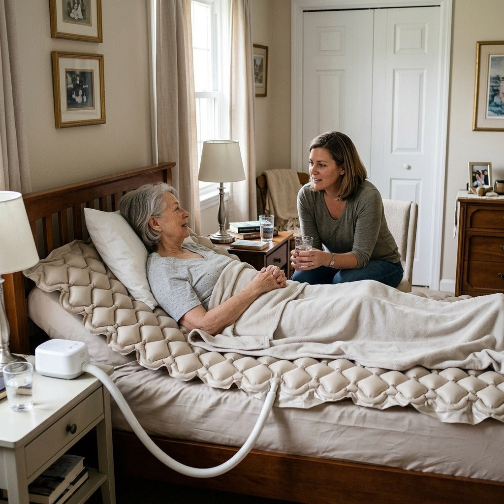 Alternating Air Pressure Mattress Pad - in everyday life