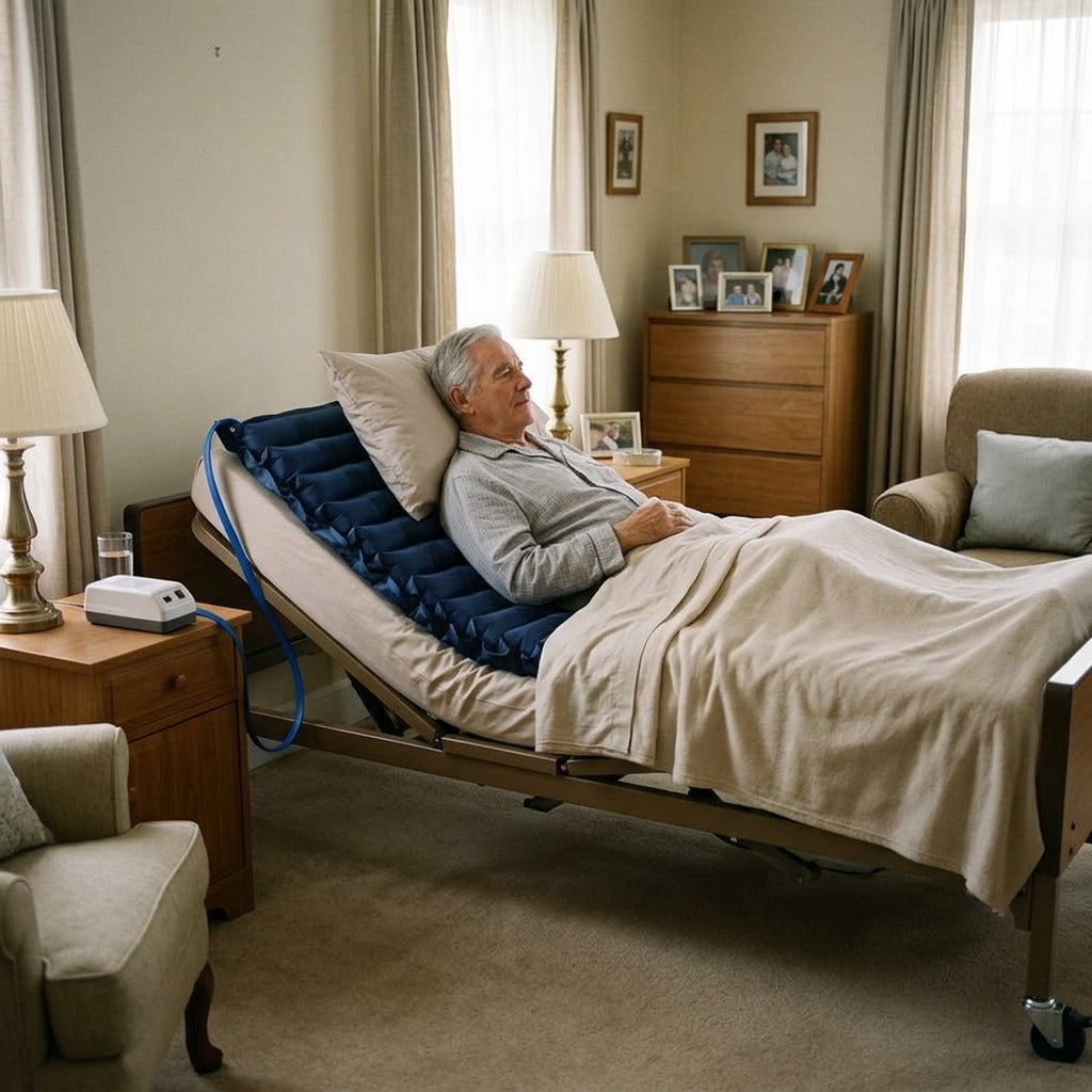 Alternating Pressure Air Mattress for Hospital Beds - at home
