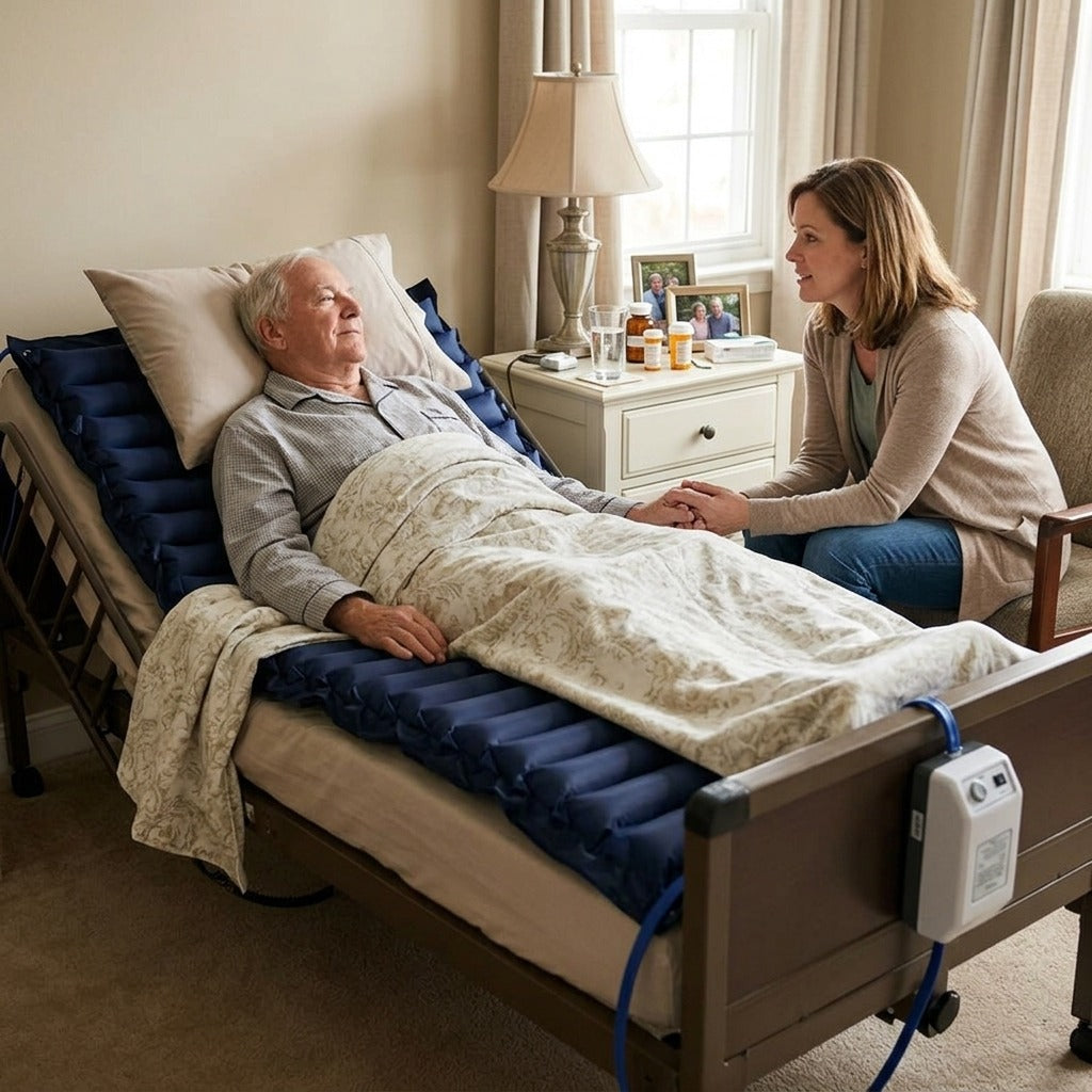 Alternating Pressure Air Mattress for Hospital Beds - in everyday life