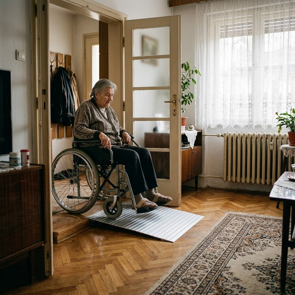 Alumínium küszöbrámpa, 1–6 hüvelykes emelkedés - otthon