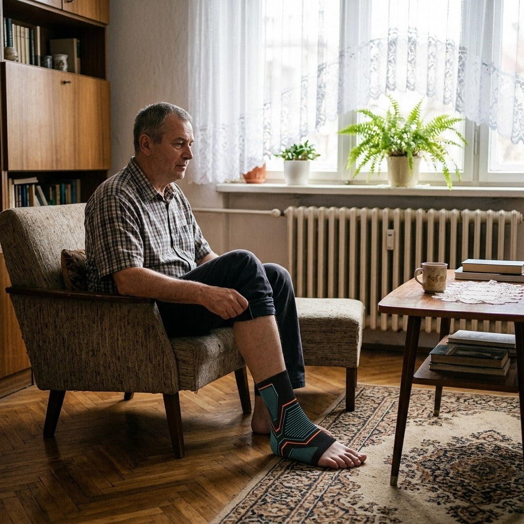 Bokaszorító talpboltozat-támasszal - otthon