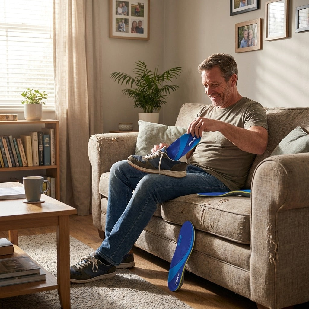 Arch Support Orthotic Insoles - at home