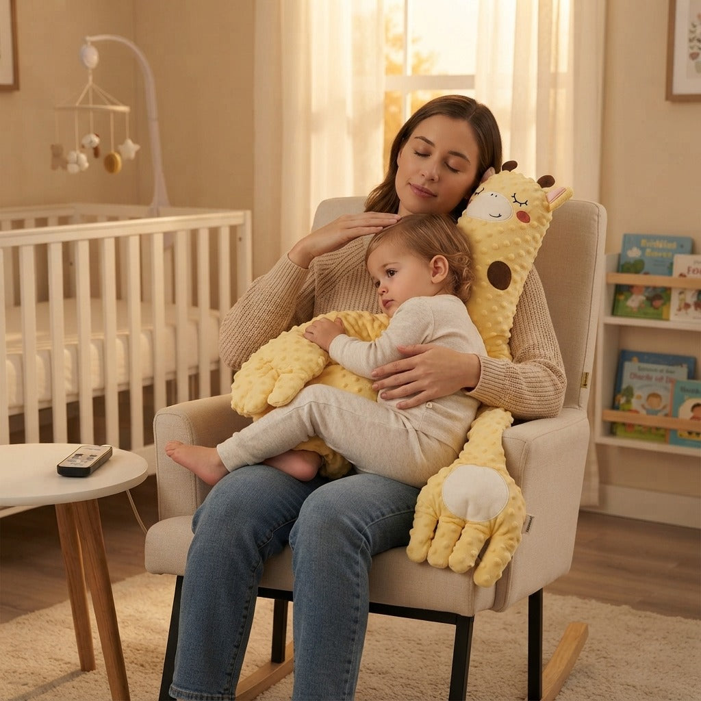 Baby Electric Patting Pillow with Remote Control - at home
