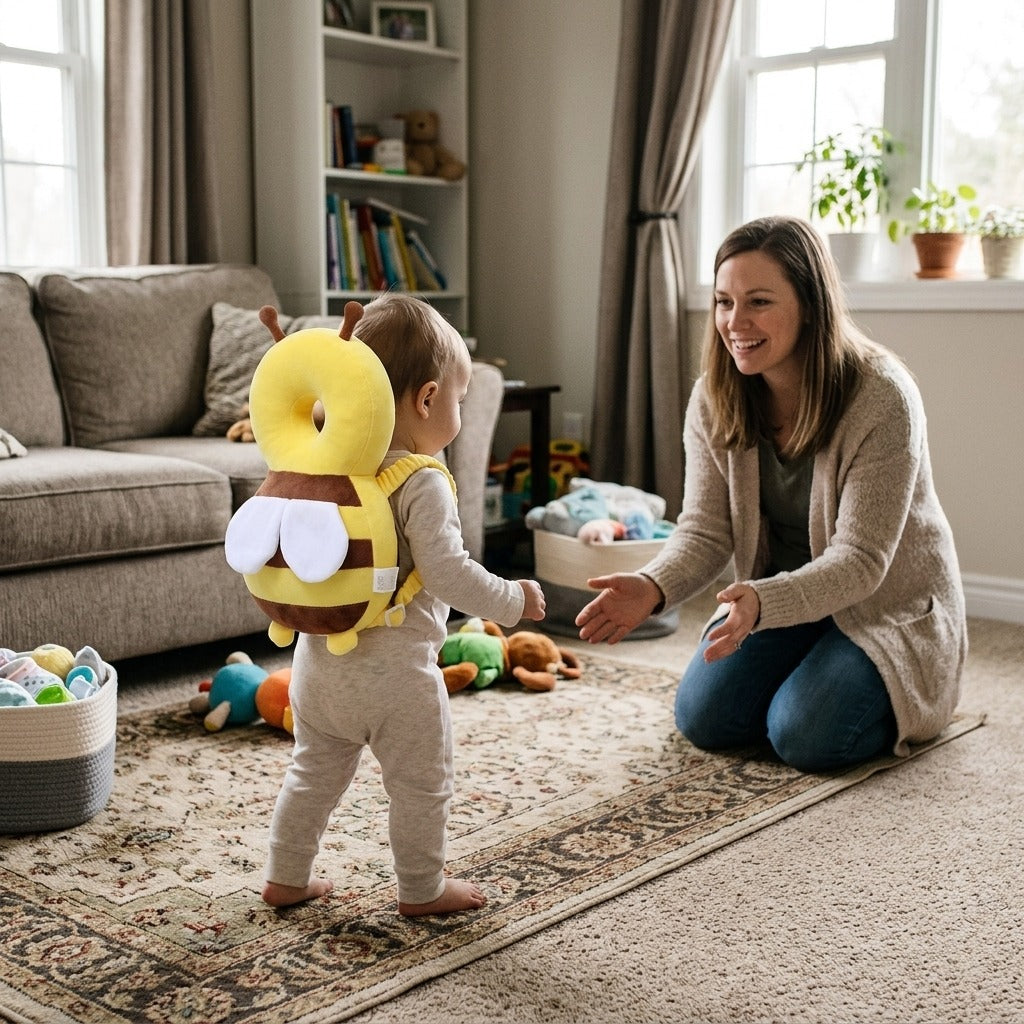 Baby Head and Back Protector Cushion - at home