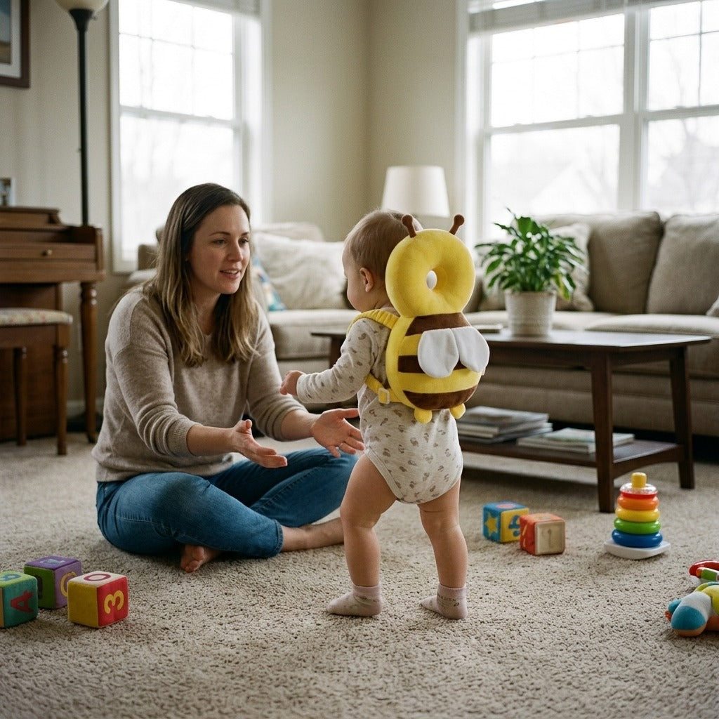 Baby Head and Back Protector Cushion - in everyday life