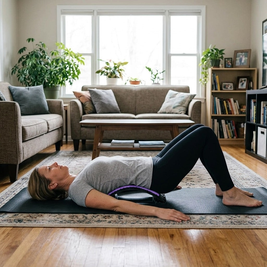 Back Stretcher with Magnetic Massage - at home