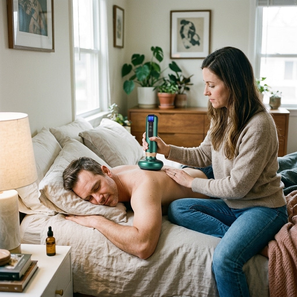 Battery-Powered Suction Cupping Set - in everyday life