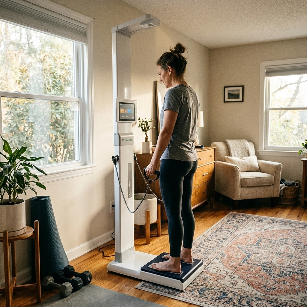Body Composition Scale with LCD Touch Screen - at home