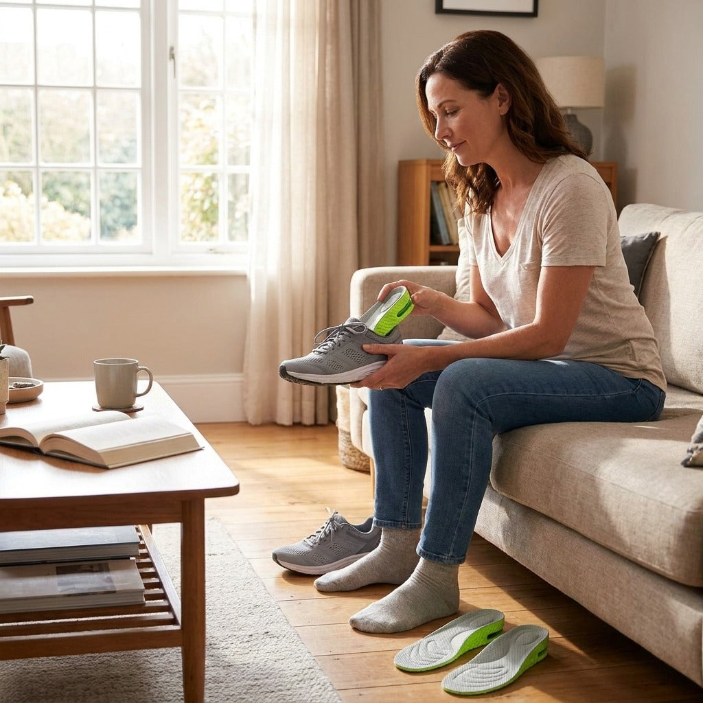 Breathable Air Cushion Arch Insoles - at home