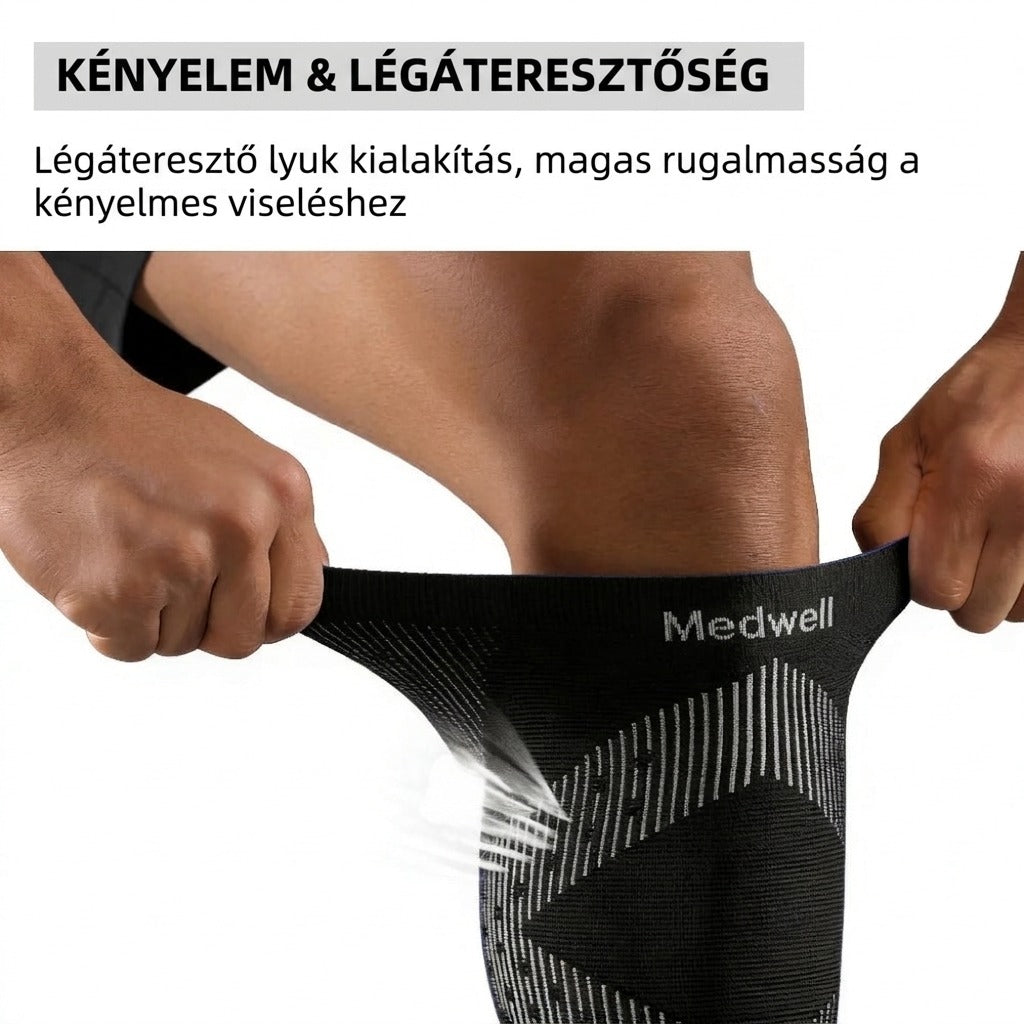 Légáteresztő lyuk kialakítású kényelmes lábszárvédő