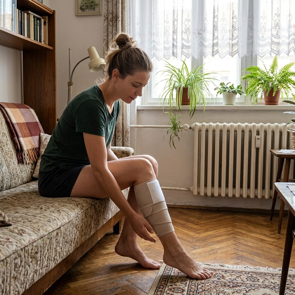 Vádkompressziós szár felnőtteknek - otthon