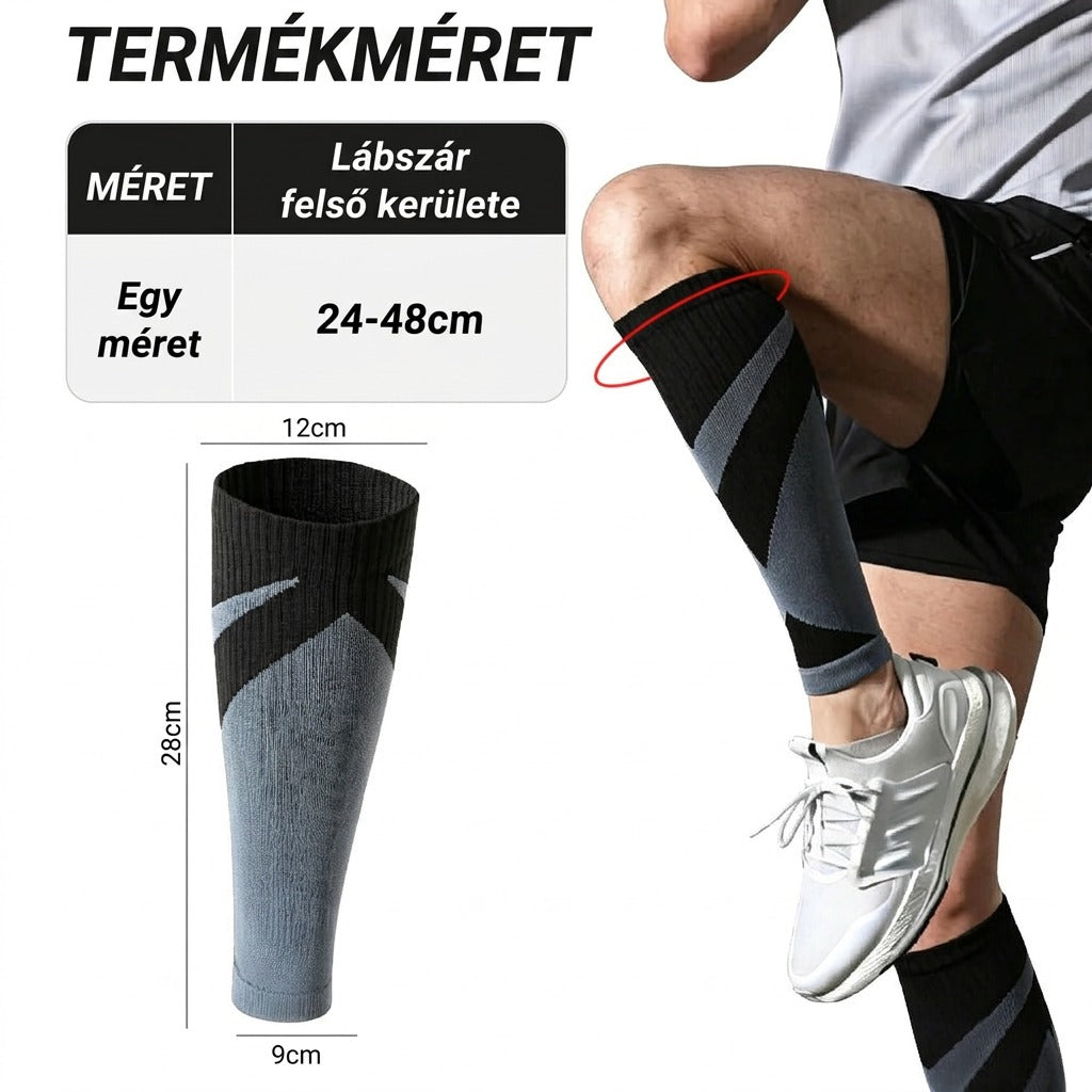 Kompressziós harisnya méretezési táblázat mérésekkel