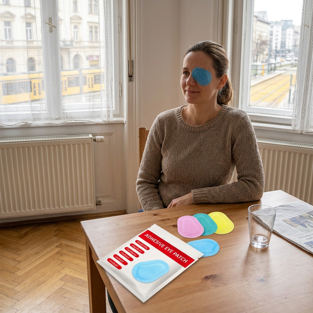 Színes öntapadó szemfedők, 40 db - a mindennapokban