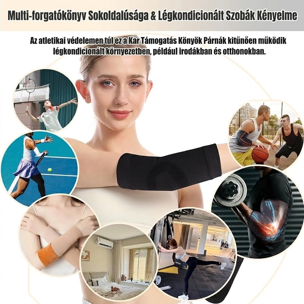 Könyök brace multi-forgatókönyv sokoldalúsága és légkondicionált kényelme