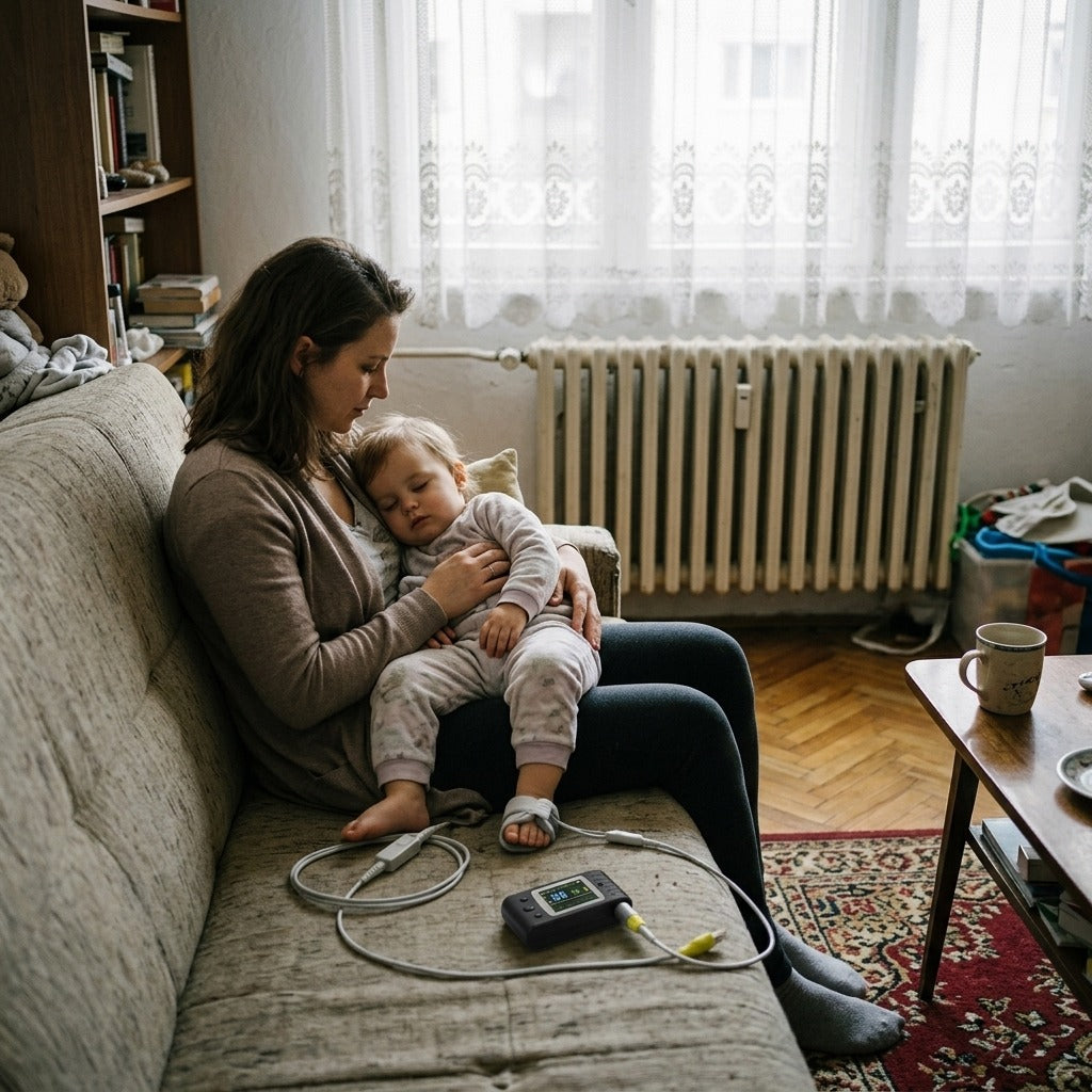 Medwell csecsemő ujjbegyes pulzoximéter - a mindennapokban