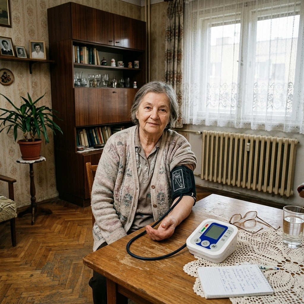 Digitális felkaros vérnyomásmérő készlet - a mindennapokban